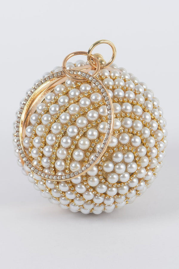 Pearl Ball Clutch - | SmartBuyApparel