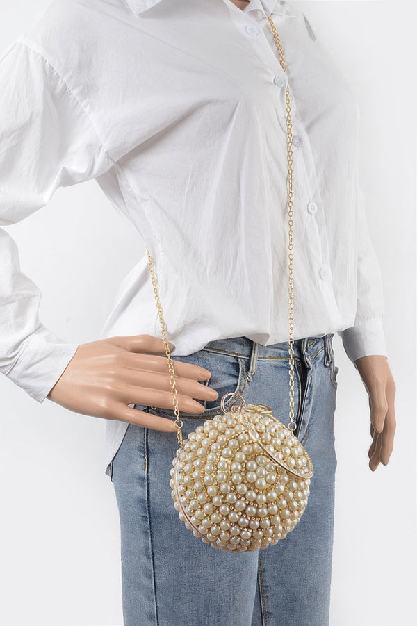 Pearl Ball Clutch - | SmartBuyApparel