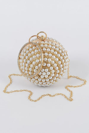Pearl Ball Clutch - | SmartBuyApparel