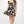 Plus Size Big Floral Front Tie Ruffle Mini Dress - Dress - SmartBuyApparel