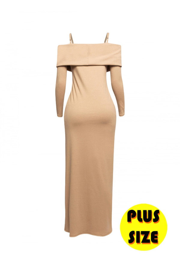 Plus Size Long Length Top & Skirt Leggings Set - | SmartBuyApparel