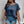 Plus Size Swiss Dot Solid Round Neck Loose Shirt - | SmartBuyApparel