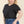 Plus Size Tie Front Drawstring Short Sleeve Crop Top - women's shirt - SmartBuyApparel