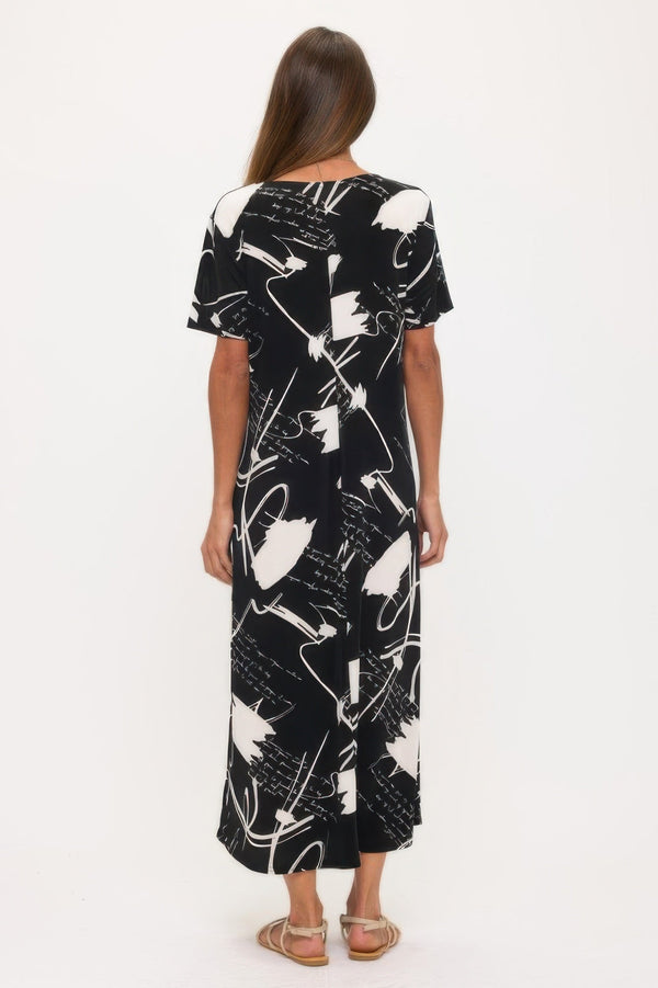 Print Bns Long Dress - Dress - SmartBuyApparel
