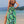 Printed Two Pieces Split Sheer Mesh Pants Swimsuit - | SmartBuyApparel