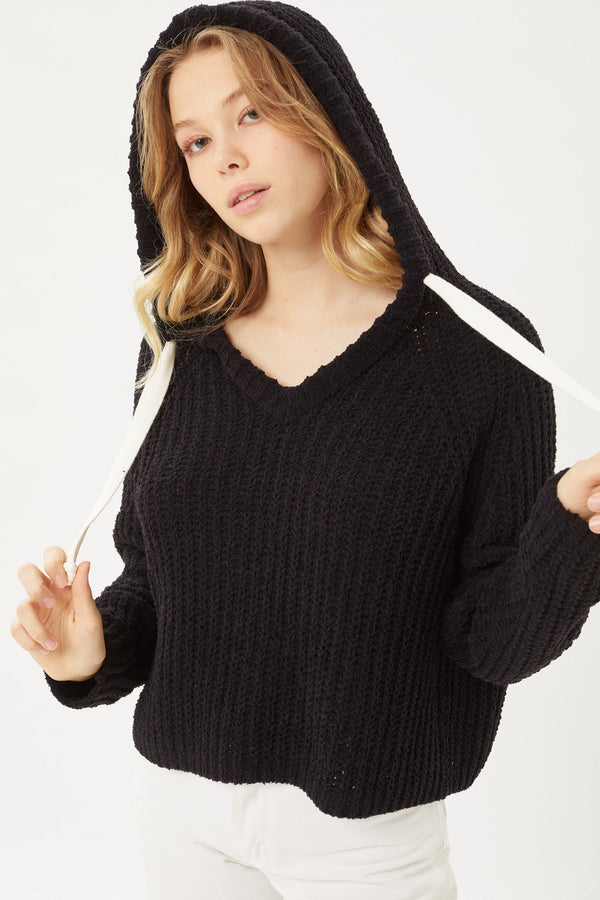Pullover Hoodie Sweater Top - Women's sweater - SmartBuyApparel