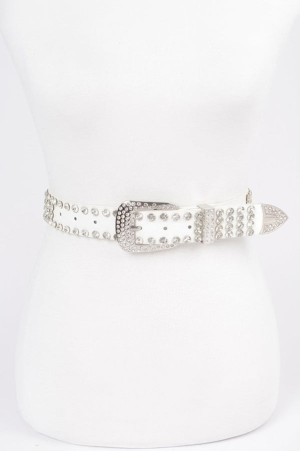 Rhinestone Multi - Metal Belt - Women's belt - SmartBuyApparel
