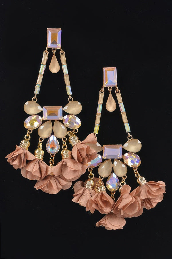 Rhinestone Party Drop Earring - | SmartBuyApparel