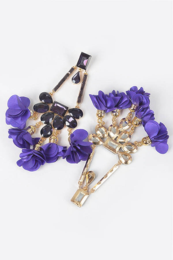 Rhinestone Party Drop Earring - | SmartBuyApparel