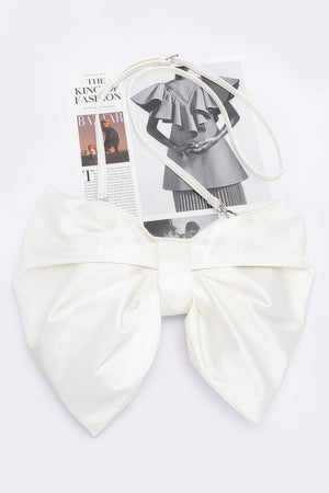 Satin Bow Style Crossbody Bag - | SmartBuyApparel