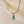 Set Of Square Stainless Steel Green Crystal Cubic Zirconia Necklace & Earrings - SmartBuyApparel - Women Jewelry Sets