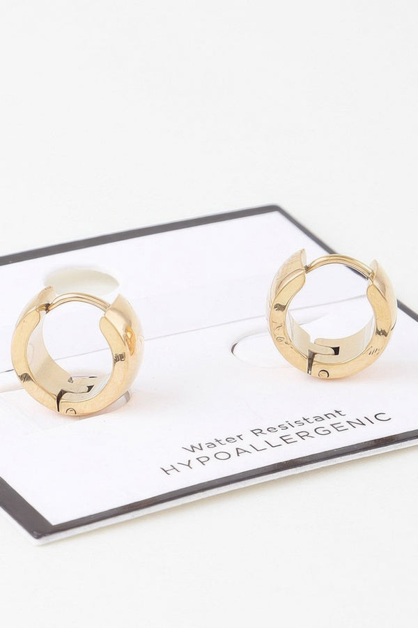 Shiny Bulky Hoop Earrings - | SmartBuyApparel