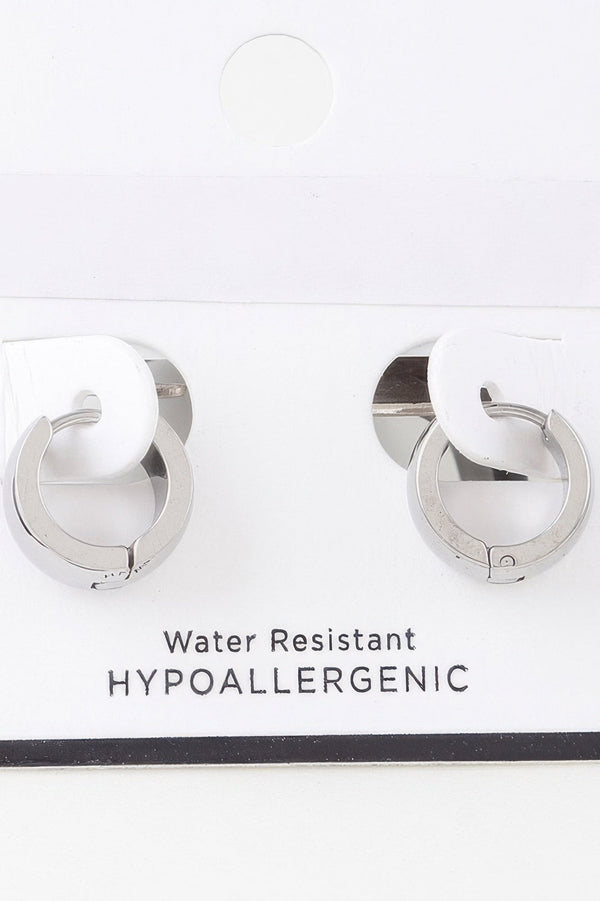 Shiny Bulky Hoop Earrings - | SmartBuyApparel