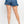 Smocked Waist Ruffled Denim Shorts - | SmartBuyApparel
