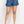 Smocked Waist Ruffled Denim Shorts - | SmartBuyApparel