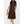 Solid Round Neck Button Elegant Sheath Dress - Dress - SmartBuyApparel