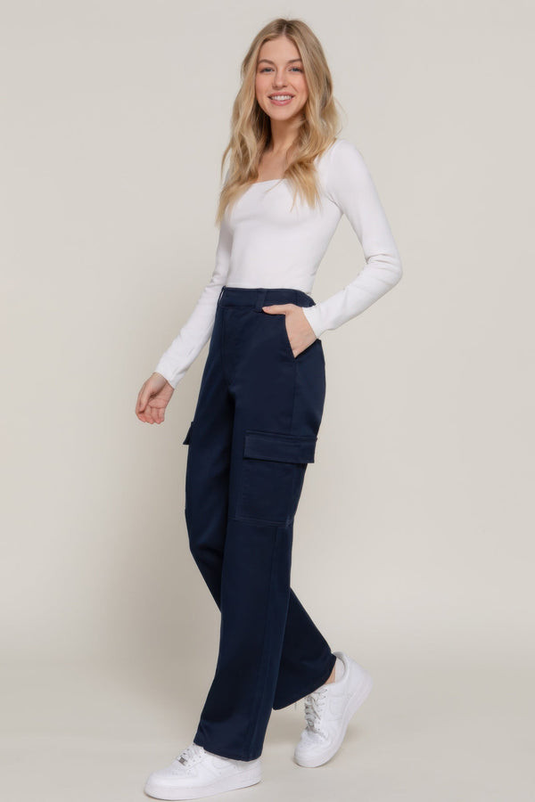 Straight Fit Long Pants - | SmartBuyApparel