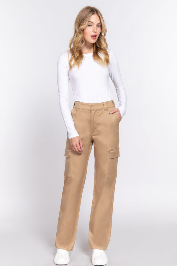 Straight Fit Long Pants - | SmartBuyApparel