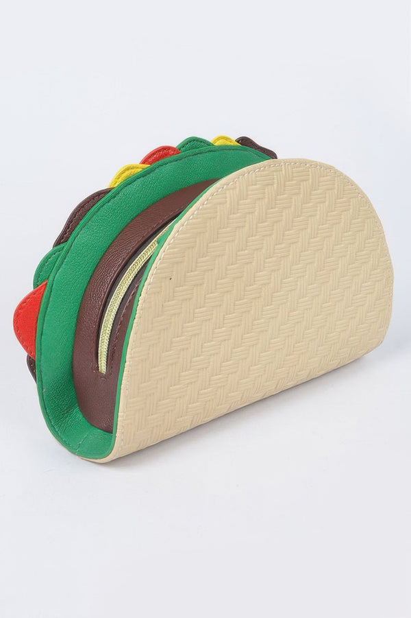 Studded Taco Shape Clutch - | SmartBuyApparel