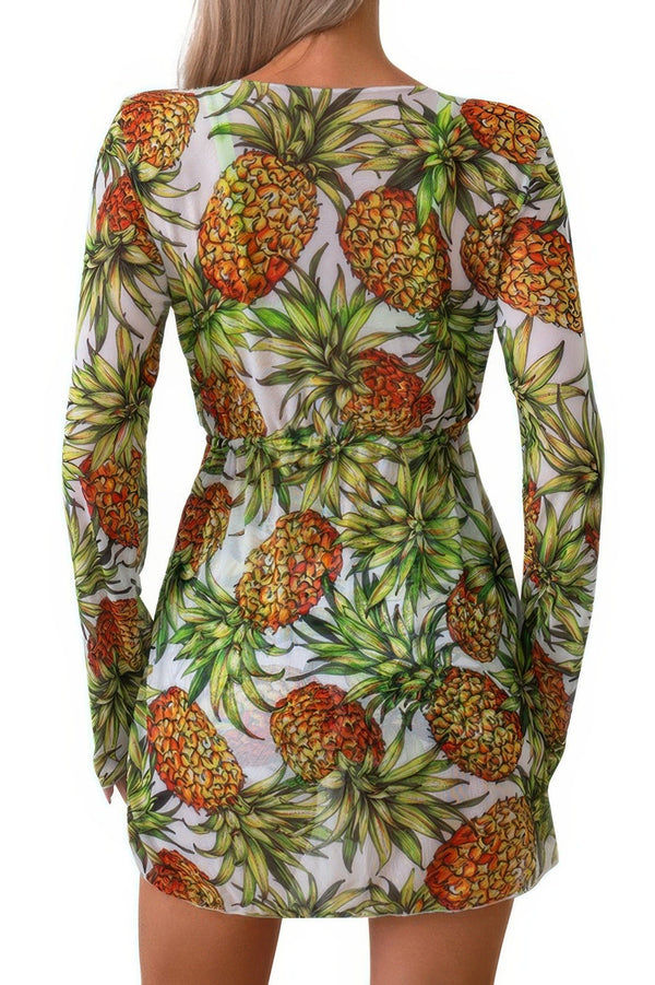 Three Piece Push Up High Waisted Kimono Swimsuit - | SmartBuyApparel