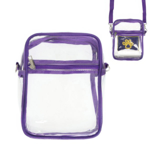 Transparent Stadium Clear Crossbody Bag - | SmartBuyApparel