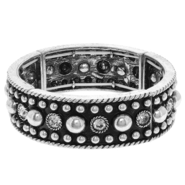 Western Bubble Beaded Cuff Bracelet - | SmartBuyApparel