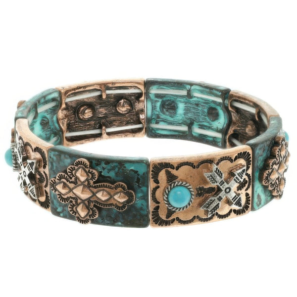 Western Cross Stretch Bracelet - | SmartBuyApparel