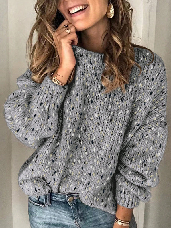 Women's Tie - Dye Lantern Sleeve Sweater - SmartBuyApparel - Women Sweaters