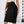 EMERY ROSE Solid Wideband Waist Pencil Skirt (Black)