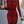 Clasi Women's Geometric Pattern Button Decorated Dress(Burgundy)