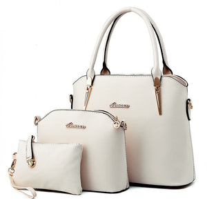Shoulder Handbag Vintage Messenger Bag Fashion Luxury Top-Handle Composite Bag Purse Wallet Leather