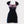 Load image into Gallery viewer, Vintage Kawaii Bow Embroidery Mini Dress Patchwork Square Collar Short Sleeve Black Dress Retro Y2K Aesthetic Fairy Clothes
