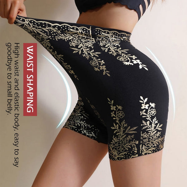 Body Girdle, Body Contortions High Waists, Hip Lifts, Gold Stamping Safety Leggings Graphene Moisturizing Underwear Drop